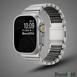 BandStil Apple Watch Titan - Hybrid Gliederarmband "Porto" mit Magnetverschluss - Bandstil