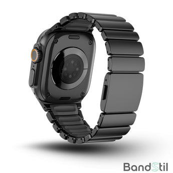 BandStil Apple Watch Titan - Hybrid Gliederarmband "Porto" mit Magnetverschluss - Bandstil