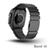 BandStil Apple Watch Titan - Hybrid Gliederarmband "Porto" mit Magnetverschluss - Bandstil